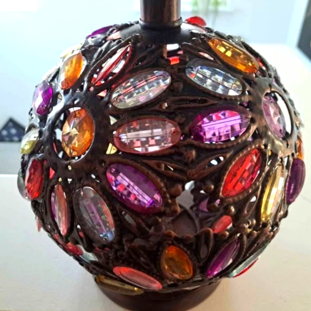 Colorful Gemstone Table Lamp